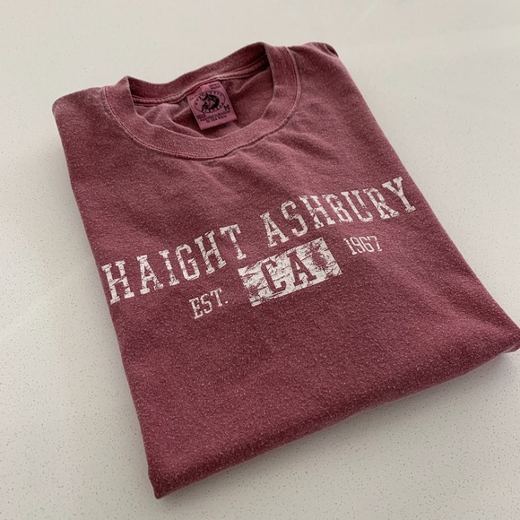 Authentic Pigment Other - Authentic Pigment Haight-Ashbury Unisex Tee, Rose